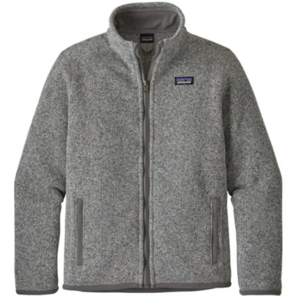 Patagonia Boys' Small Size 7 8 Better Sweater Jacket Stonewash Grey NWT - Picture 8 of 12